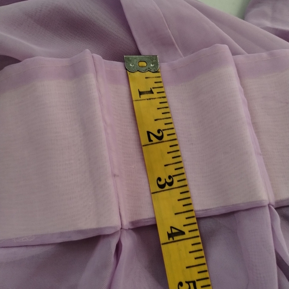 Purple curtains (2) 37x96 inch - Picture 2 of 5